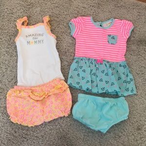 2 baby outfits